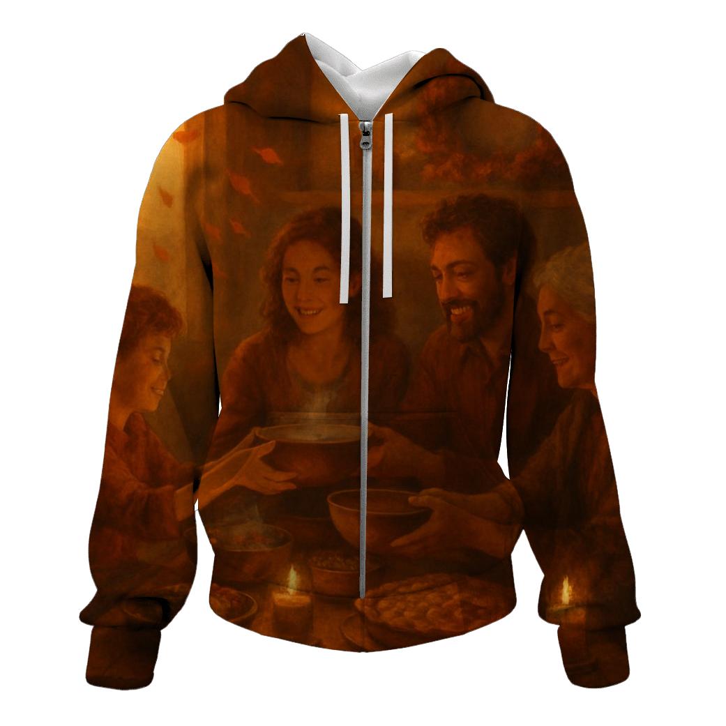 Harvest Hearth Family Circle custom hoodies