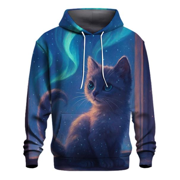 Aurora Window Watcher printed hoodies