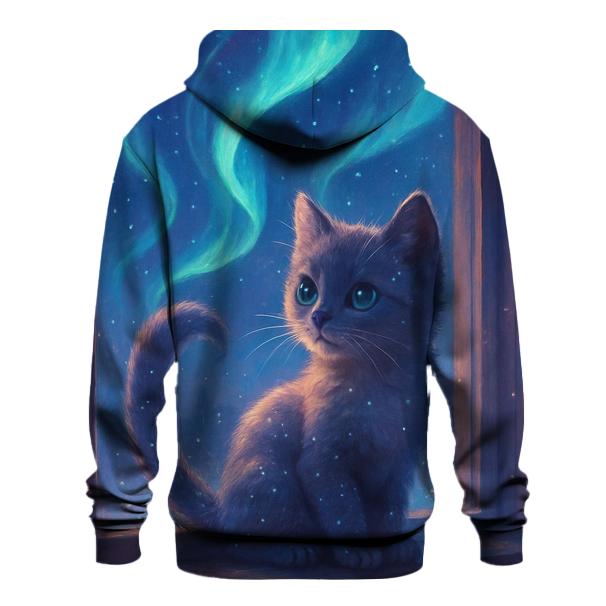 Aurora Window Watcher printed hoodies
