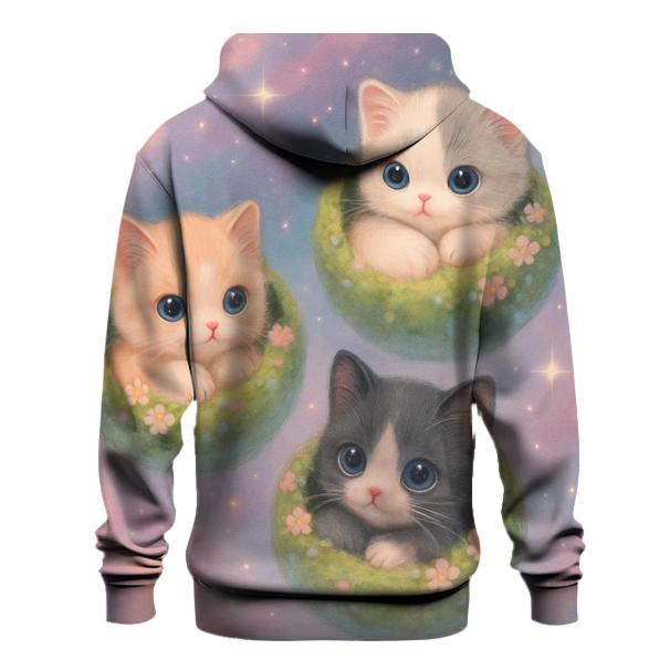 Pocket Planet Pals printed hoodies