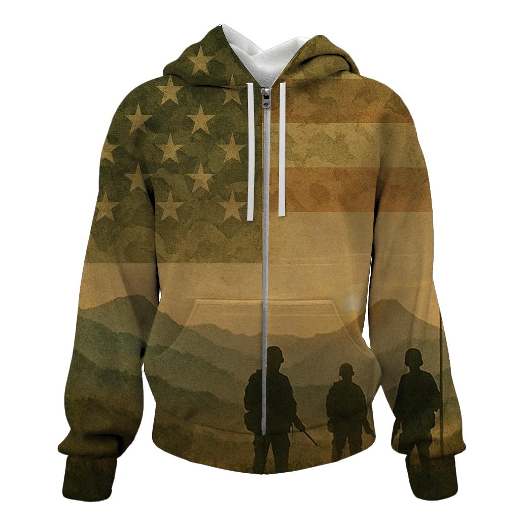 Camouflage Honor Fade hoodie designs