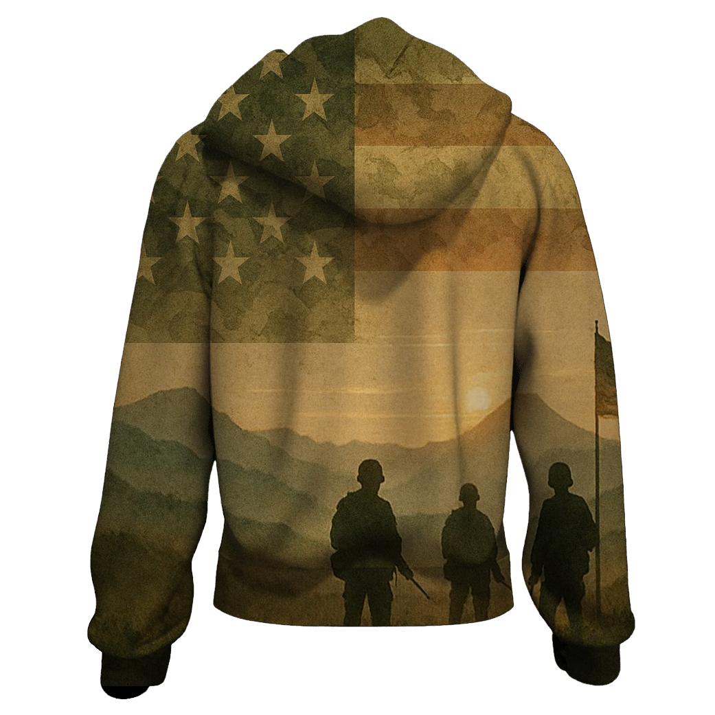 Camouflage Honor Fade hoodie designs