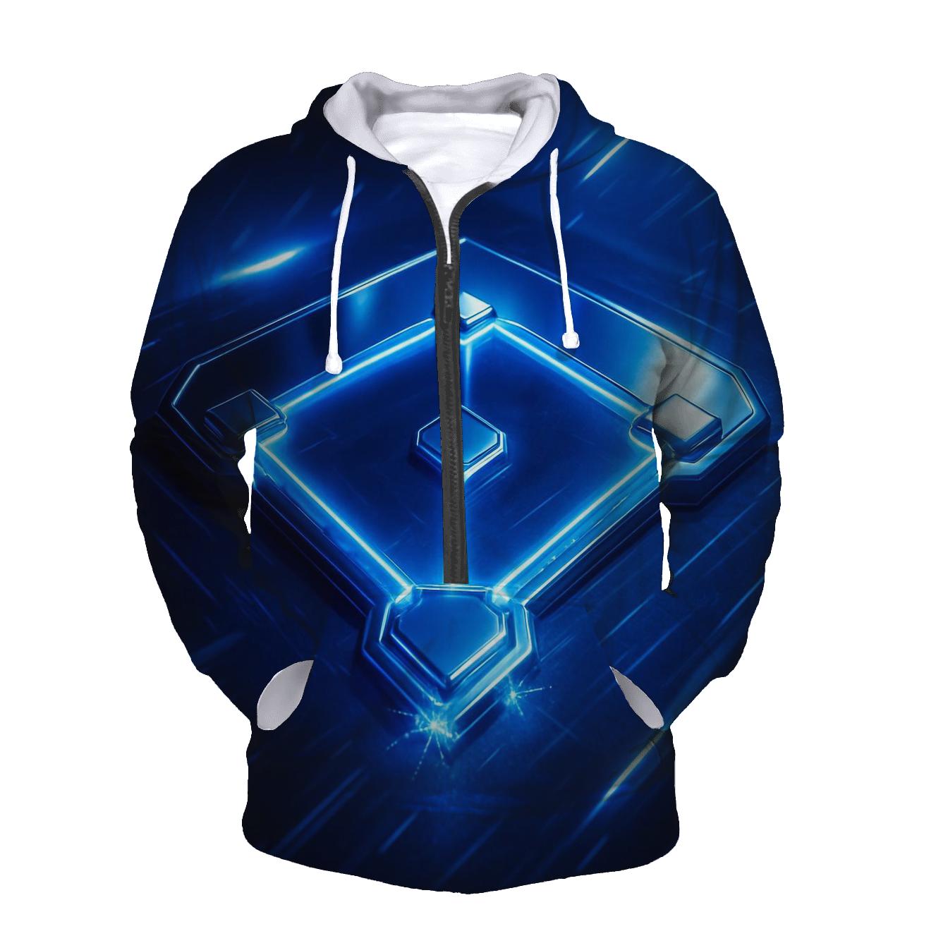Diamond In Chrome graphic hoodies