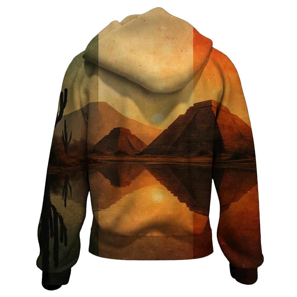 Aztec Mirage Reflection designer hoodies