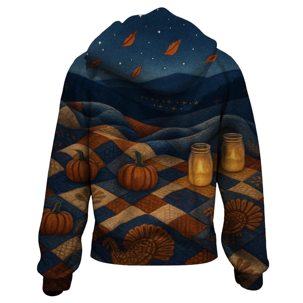 Starlit Gratitude Quilt premium hoodies