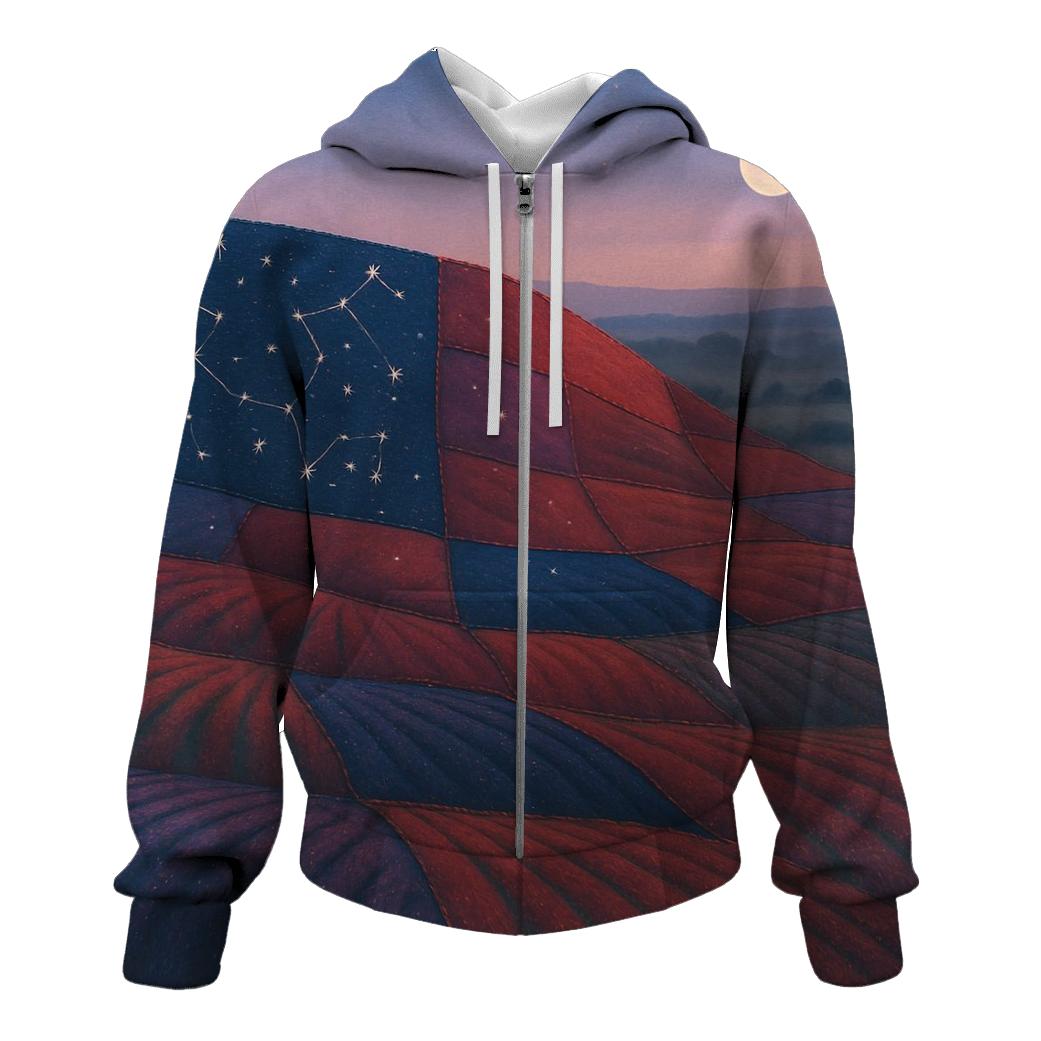 Constellation Quilt Field premium hoodies