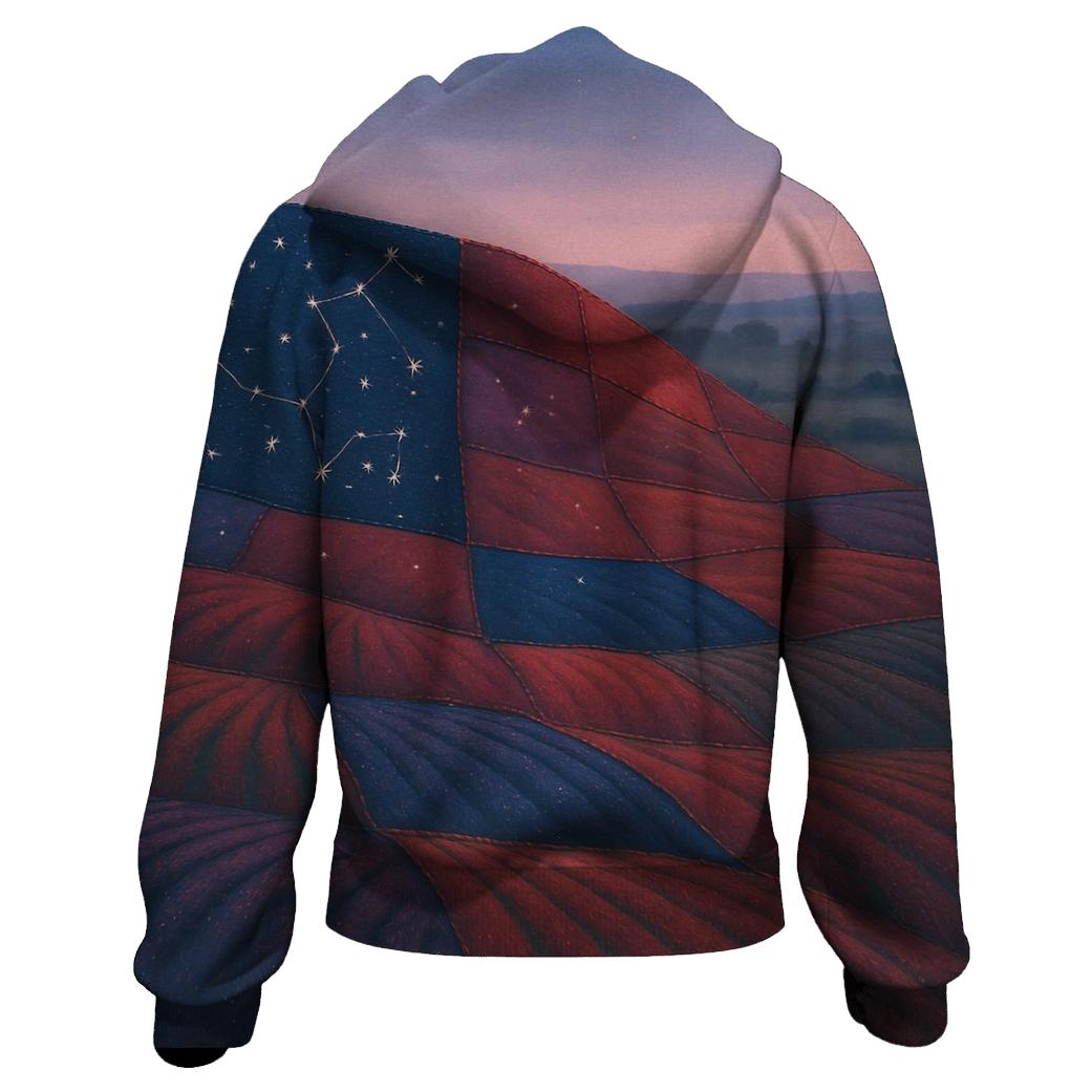 Constellation Quilt Field premium hoodies
