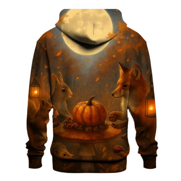 Woodland Feast Under Moonlight hoodie trends
