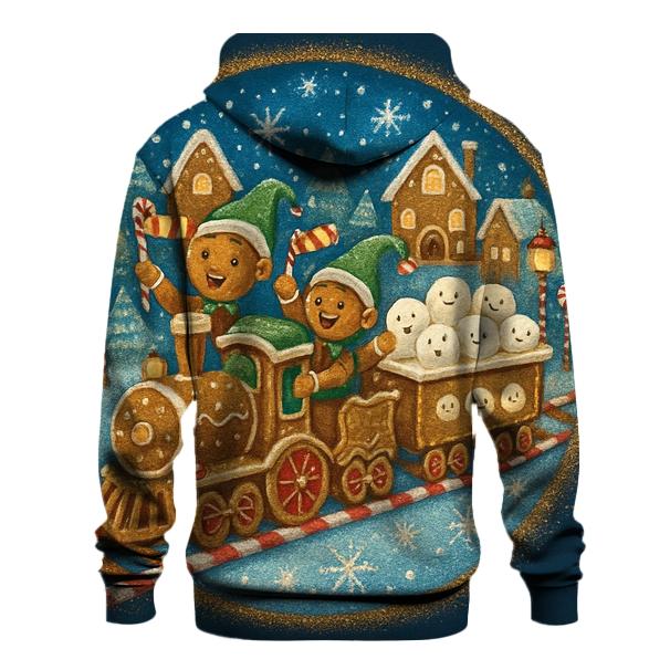 Gingerbread Train Party hoodie trends