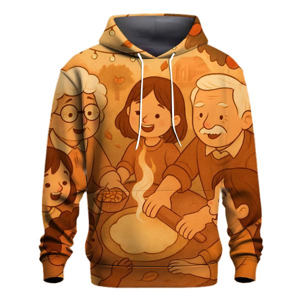 Apple Orchard Pie Circle premium hoodies