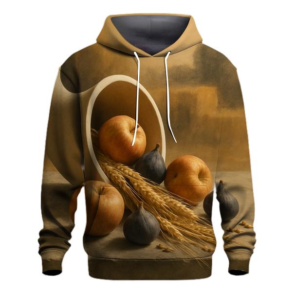 Sunlit Cornucopia On Stone Table heavyweight hoodies