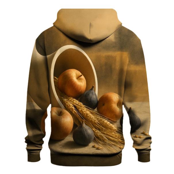 Sunlit Cornucopia On Stone Table heavyweight hoodies