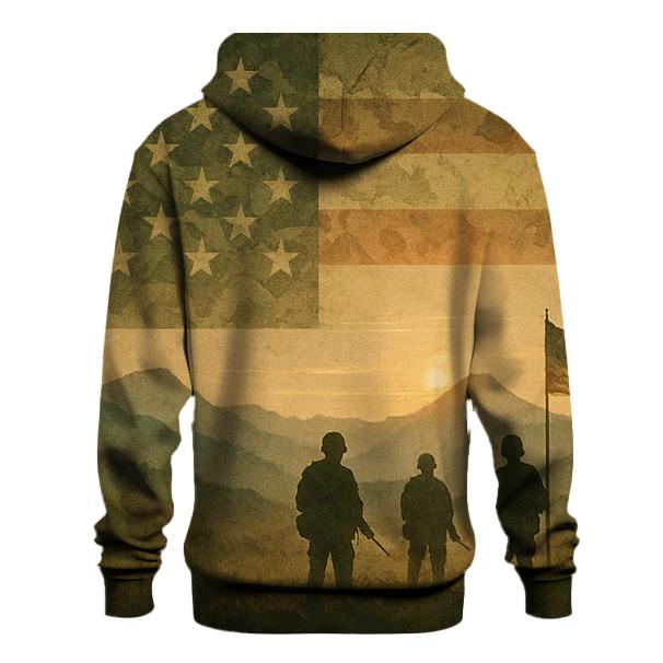 Camouflage Honor Fade zip-up hoodies