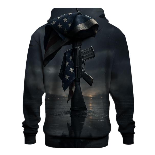 Rifle And Ridge Reflection printed hoodies