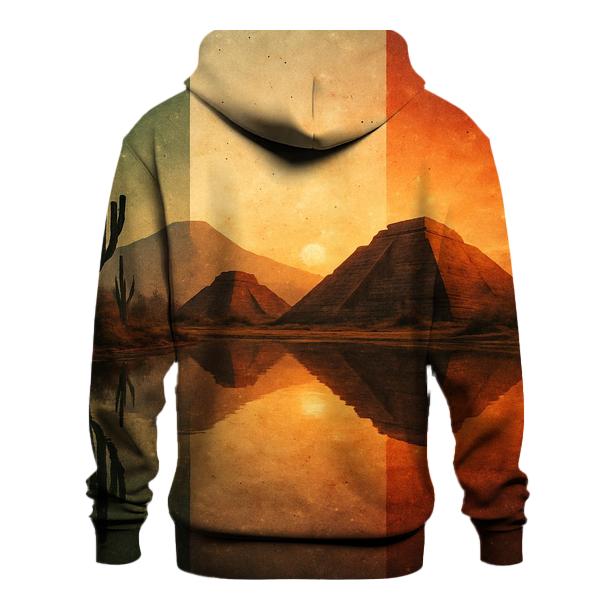 Aztec Mirage Reflection designer hoodies