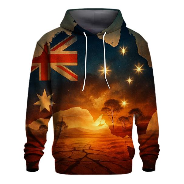 Outback Southern Cross printed hoodies