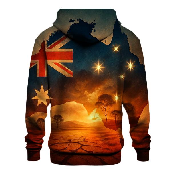 Outback Southern Cross printed hoodies