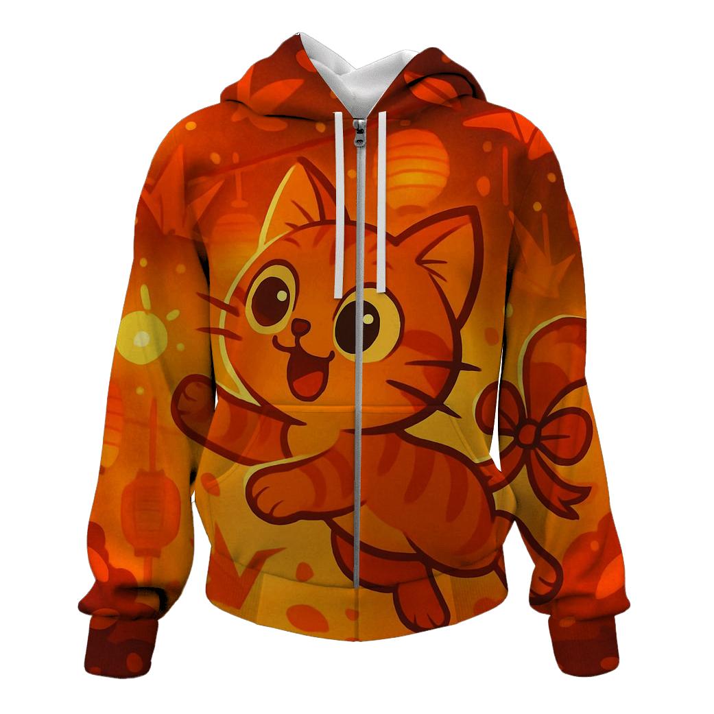 Festival Firefly Kitten embroidered hoodies
