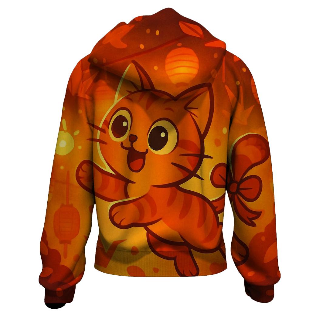 Festival Firefly Kitten embroidered hoodies