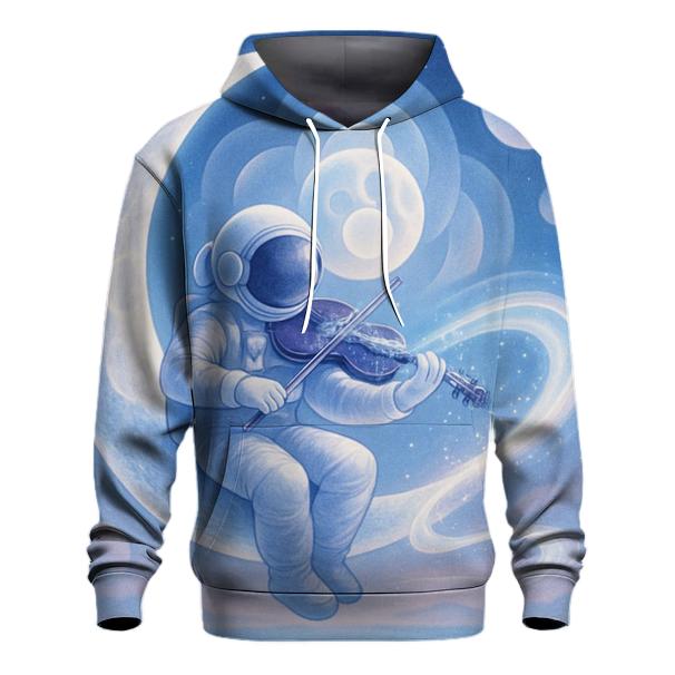 Moonphase Serenade printed hoodies