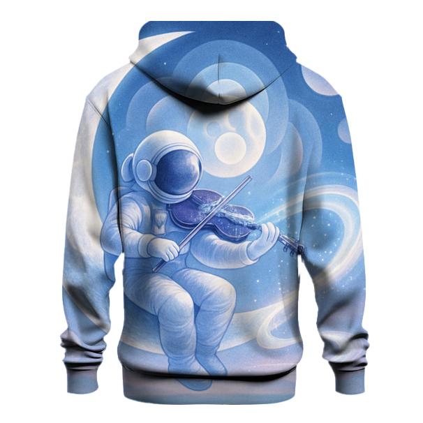 Moonphase Serenade printed hoodies