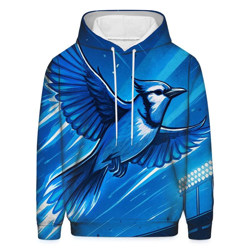Blue Jay Over Stadium pullover hoodies