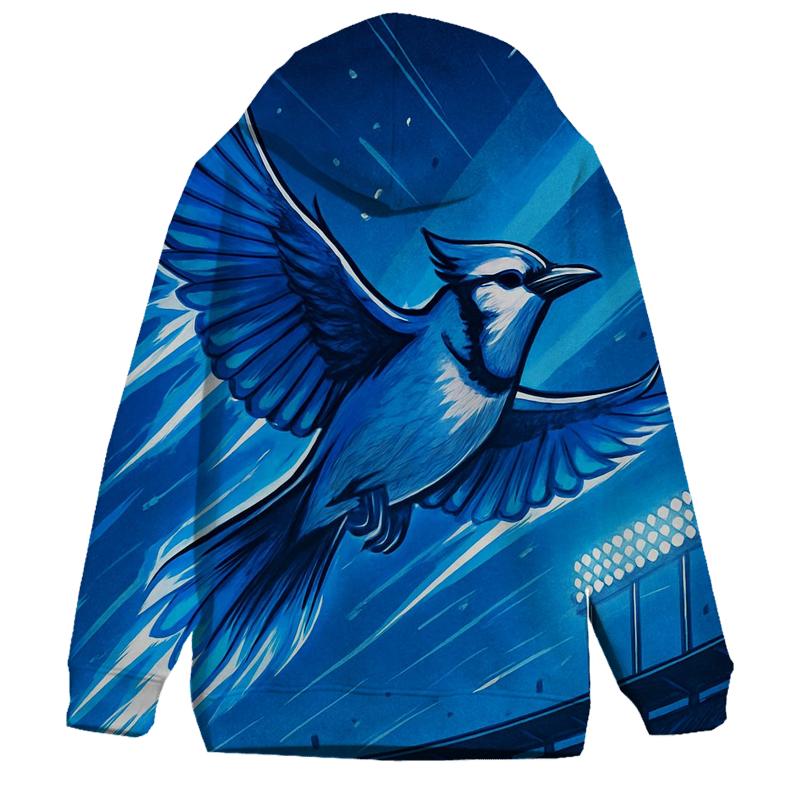 Blue Jay Over Stadium pullover hoodies