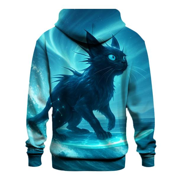 Aurora Surf Cat lightweight hoodies