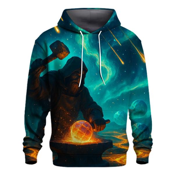 Crystal Nebula Forge designer hoodies