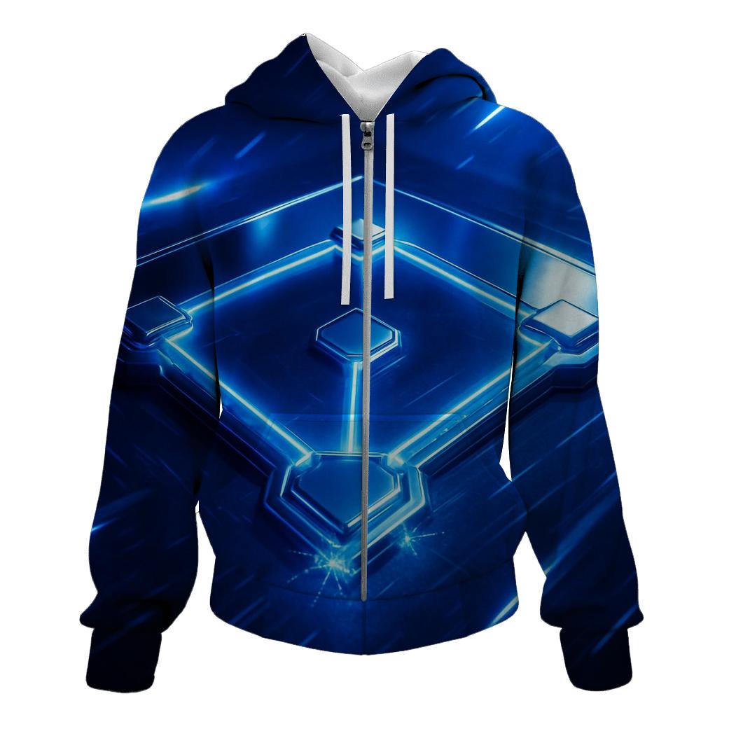 Diamond In Chrome lightweight hoodies