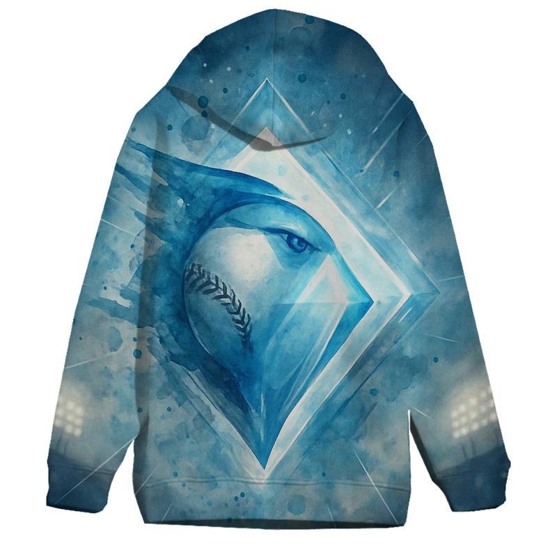 Feathered Diamond Fusion With Blue Jays heavyweight hoodies