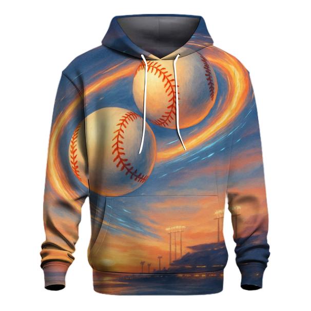 Sunset Two-Seam Fusion embroidered hoodies