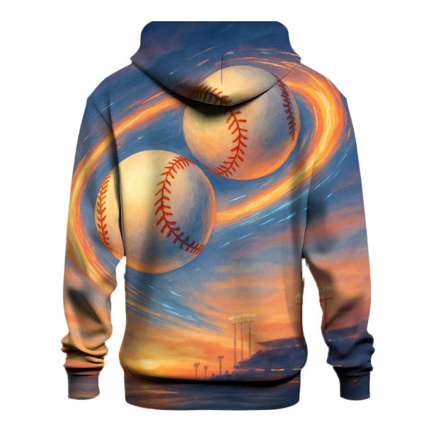 Sunset Two-Seam Fusion embroidered hoodies