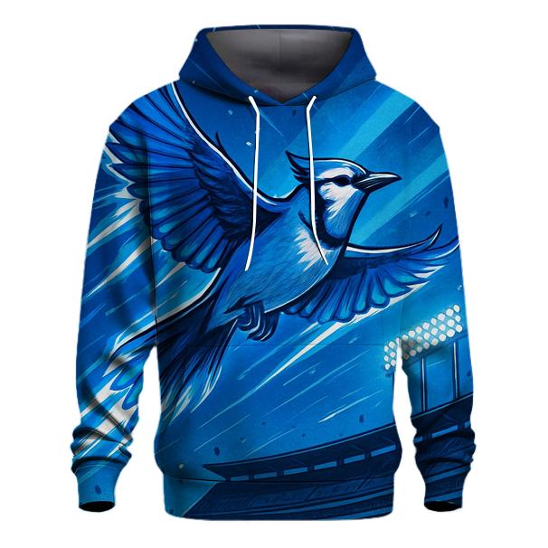 Blue Jay Over Stadium custom hoodies