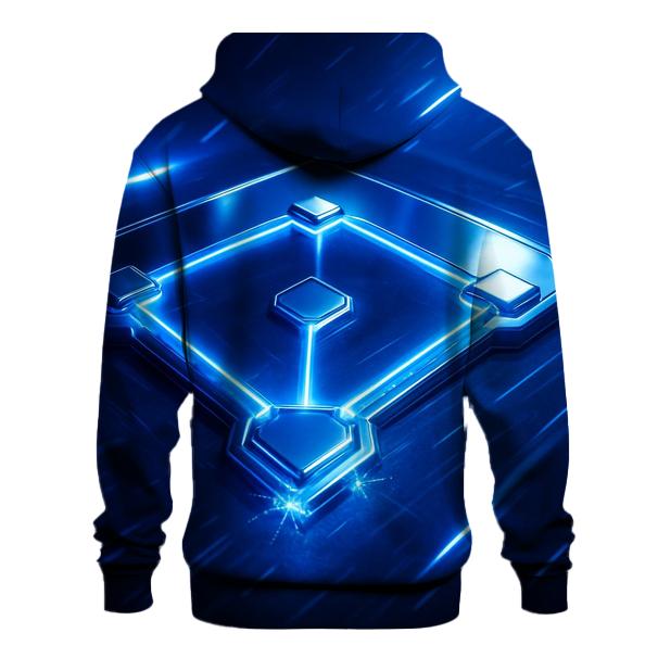 Diamond In Chrome lightweight hoodies