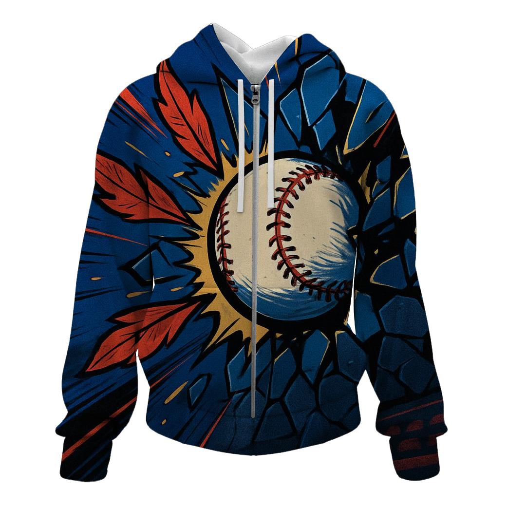 Blue Jays Feather Breakout zip-up hoodies