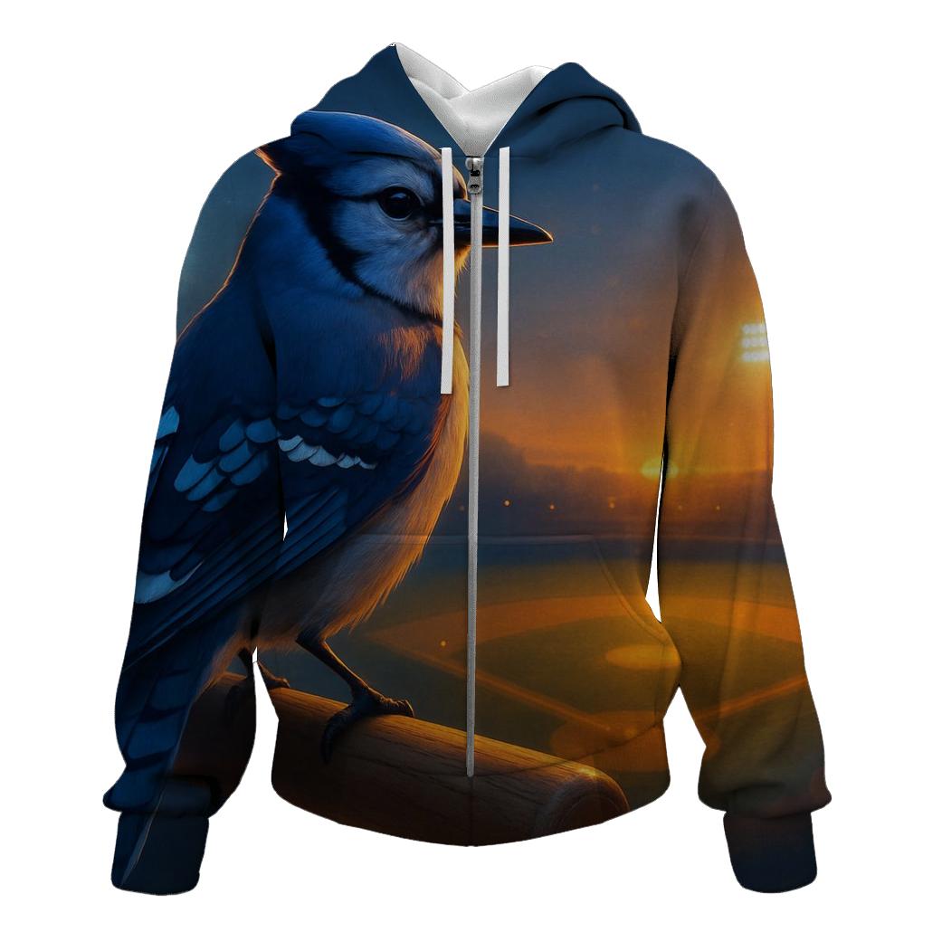 Blue Jays Skyline Swing pullover hoodies