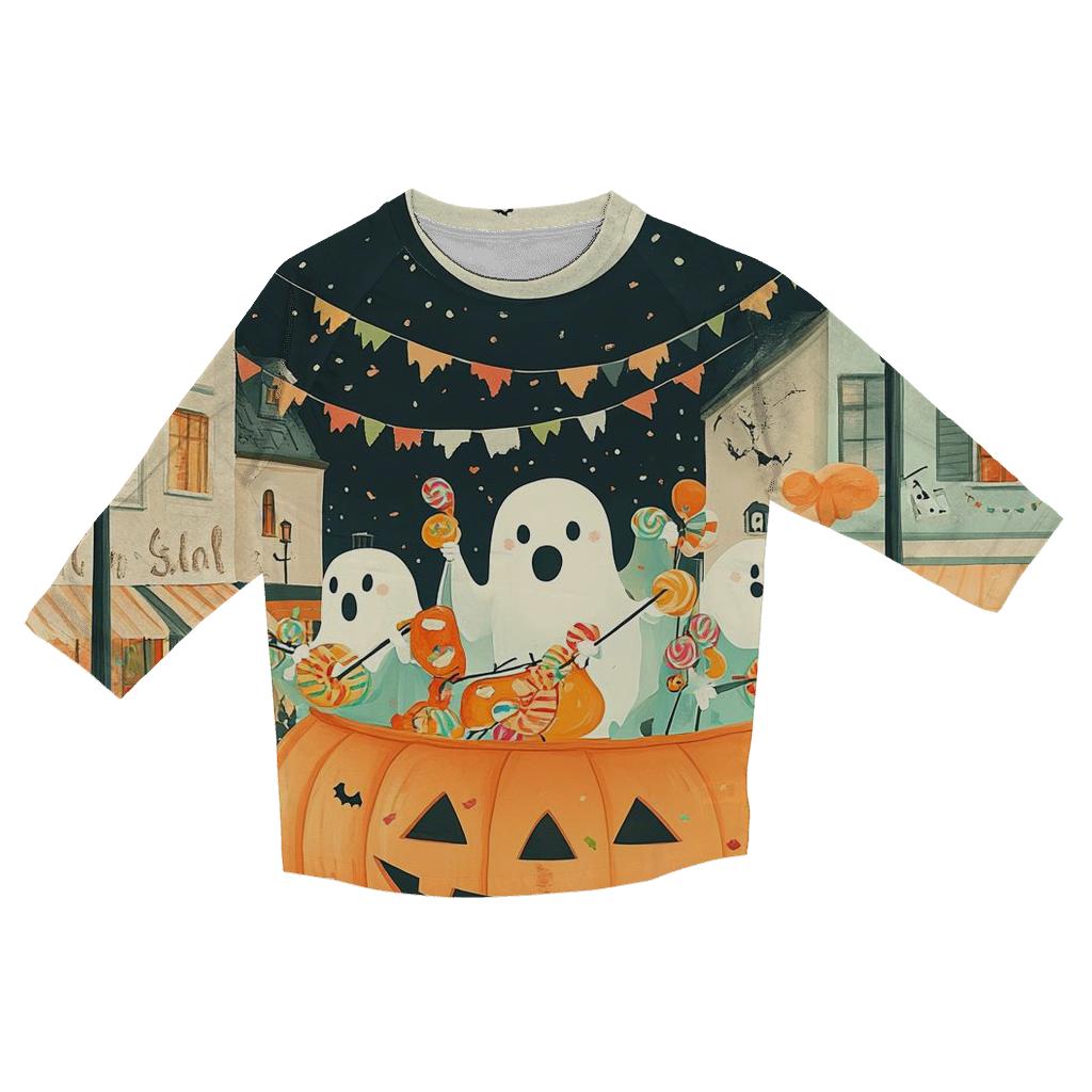 Ghoul Parade Halloween Float fashion 3/4 sleeve shirts
