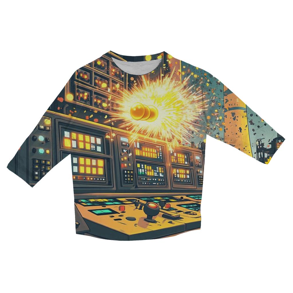 Nuclear Nightshift Rhapsody fashion 3/4 sleeve shirts