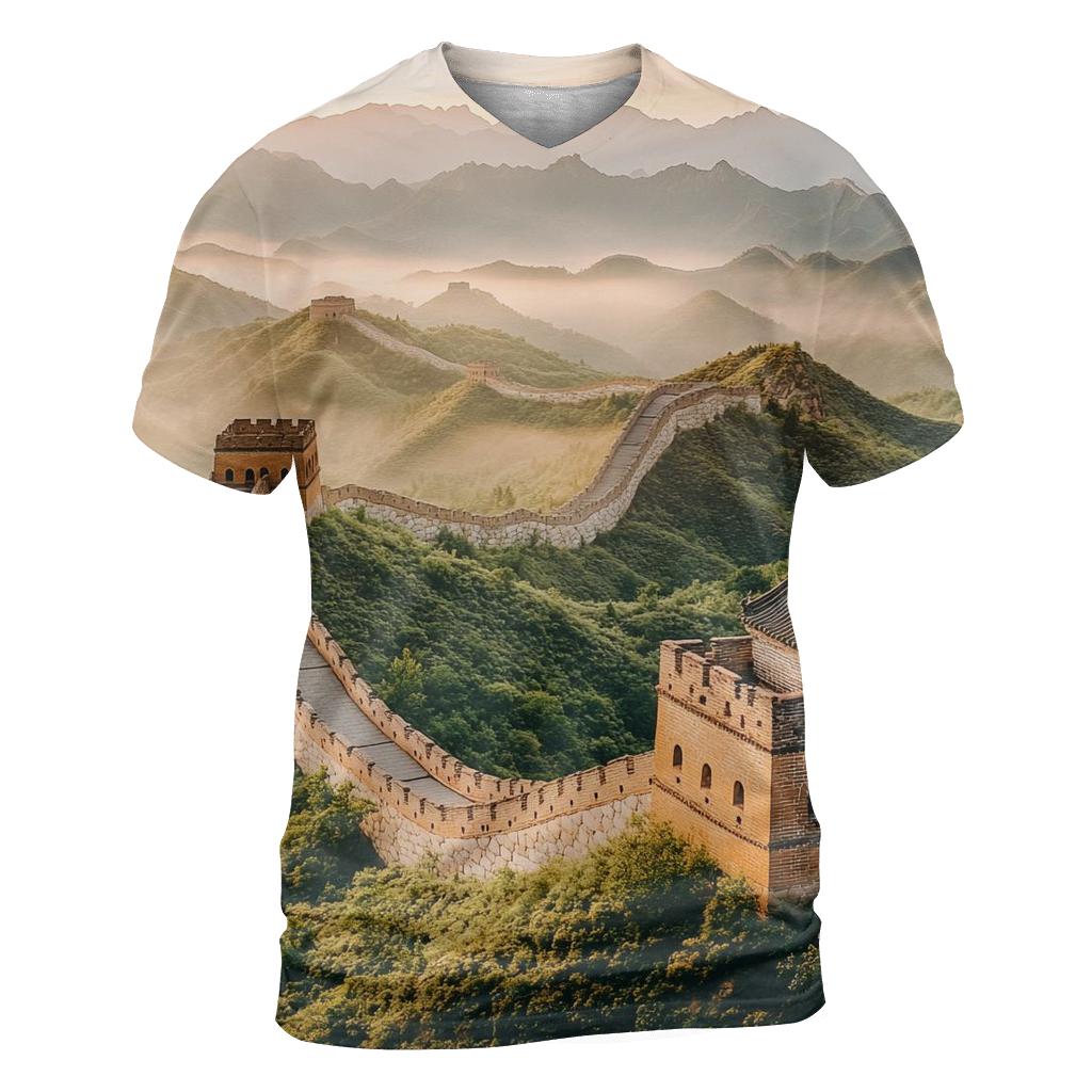 Great Wall Of China - Beijing statement graphic shirts