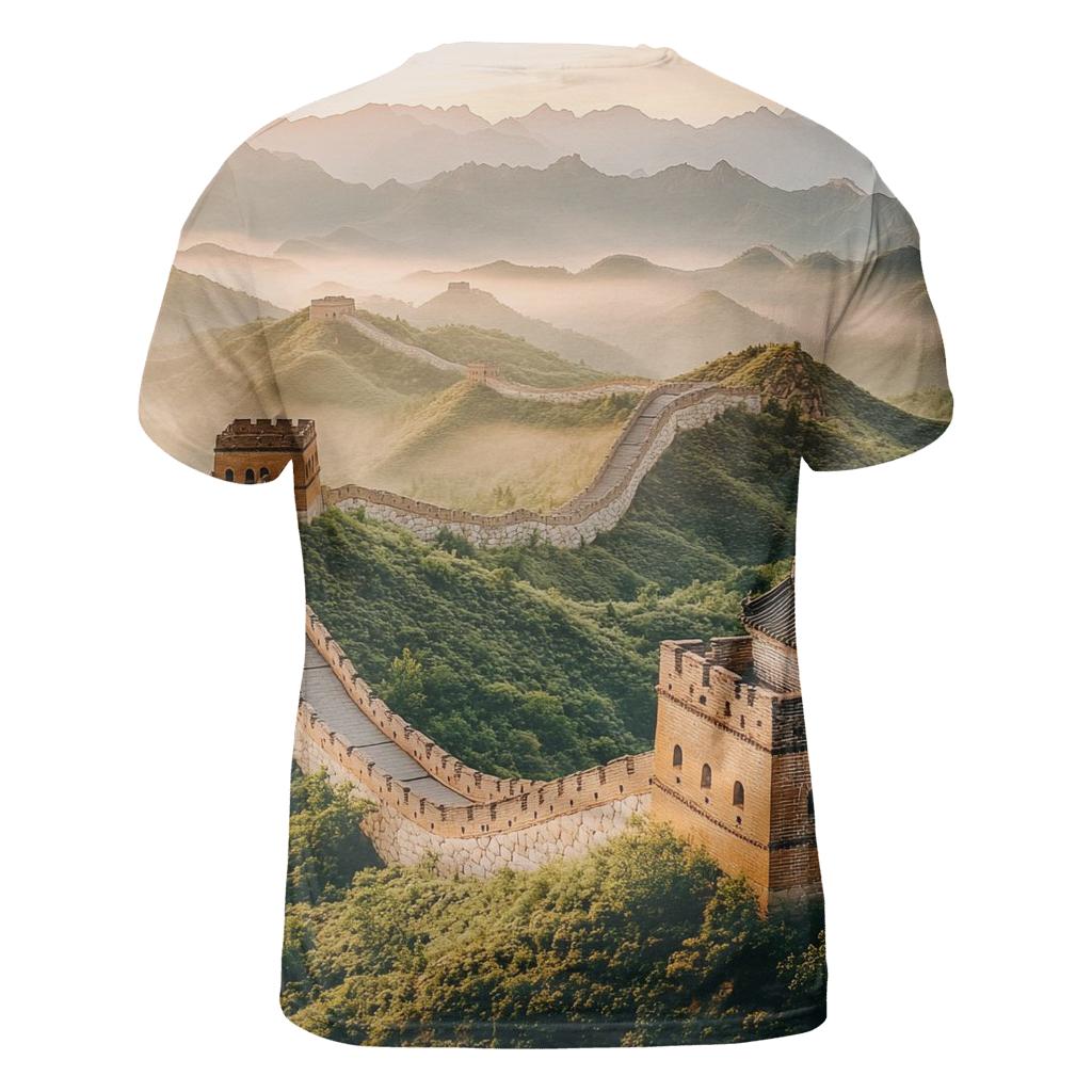 Great Wall Of China - Beijing statement graphic shirts