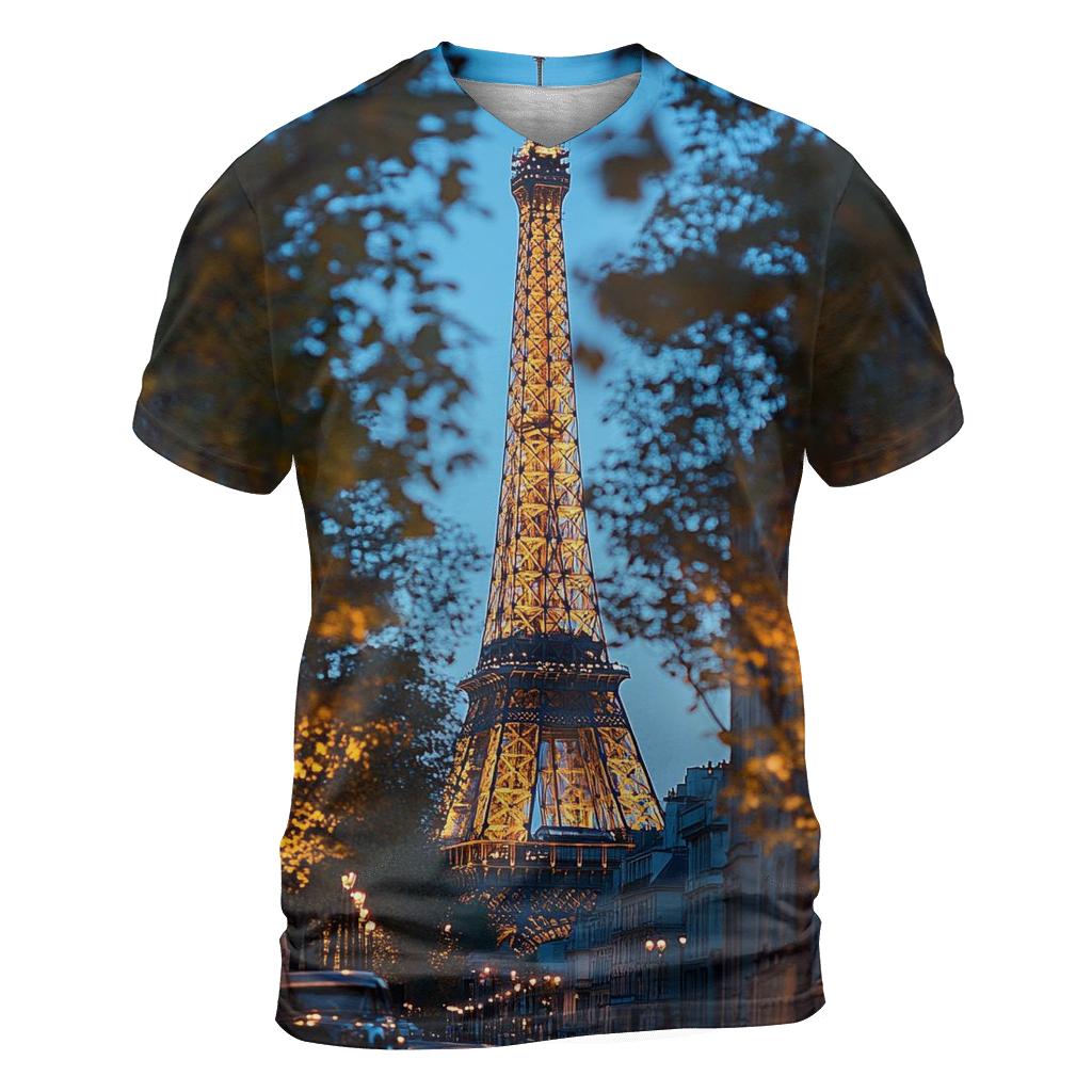 Eiffel Tower - Paris statement graphic shirts