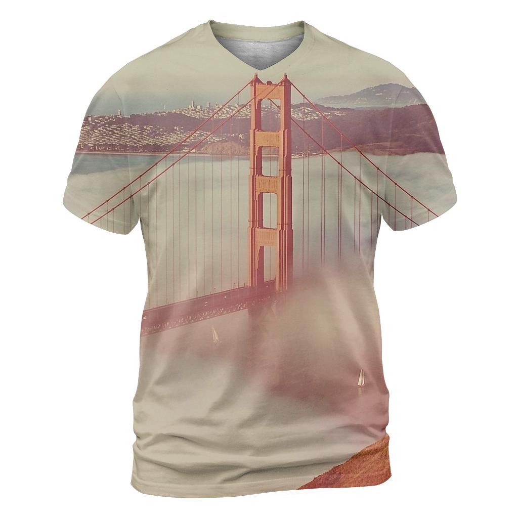 Golden Gate Bridge - San Francisco designer pattern shirts