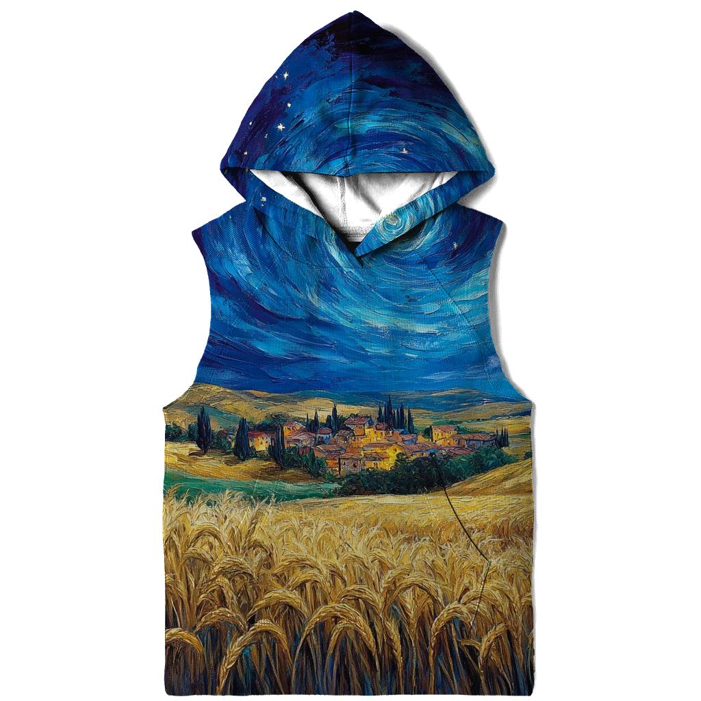Van Gogh Inspired Starry Countryside hoodie styles