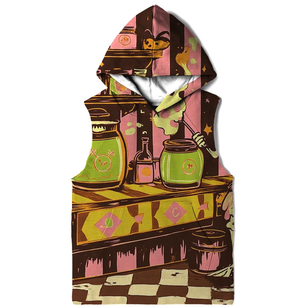 Creepy-Cute Candy Laboratory embroidered hoodies