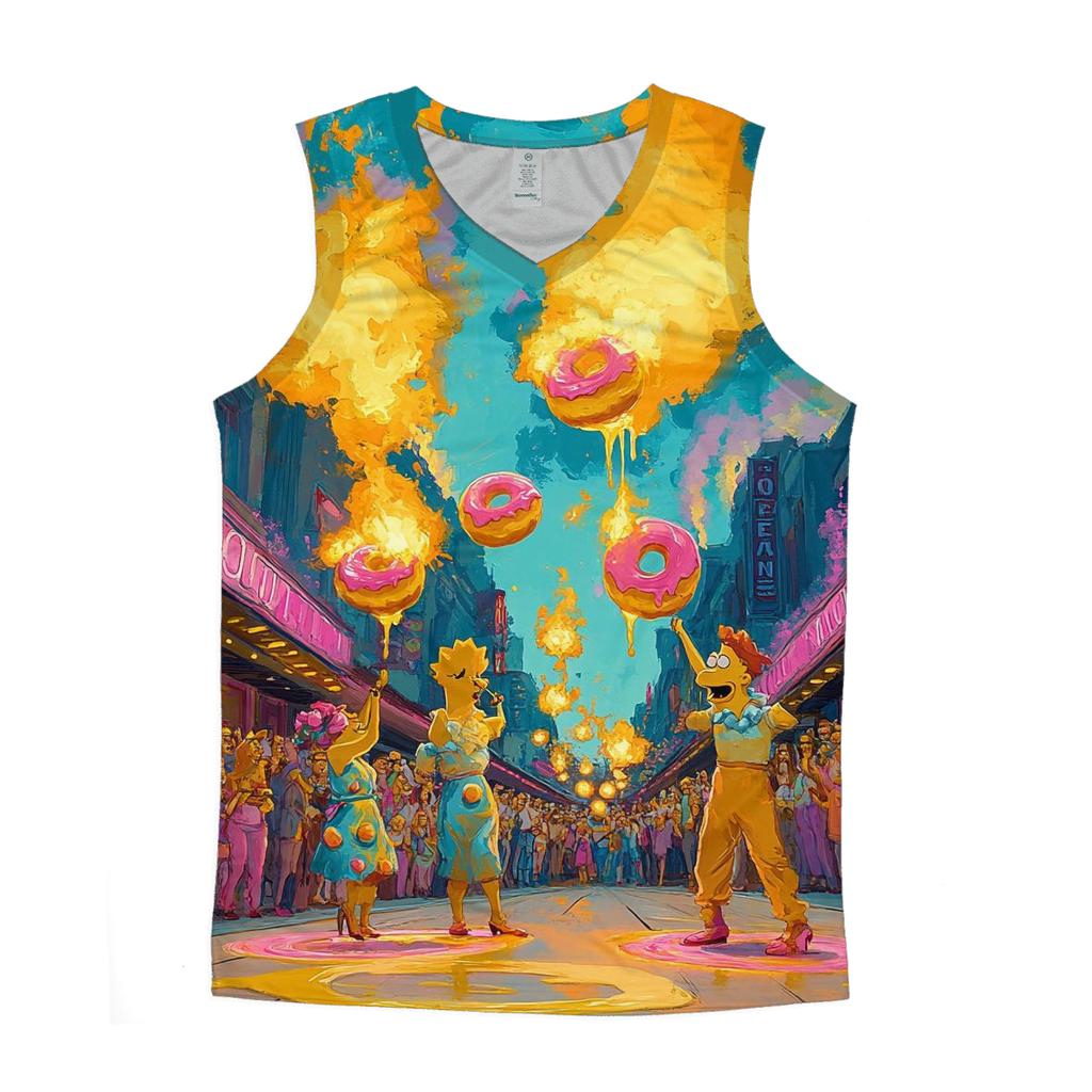 Krusty Street Spectacle trendy fitted tank tops