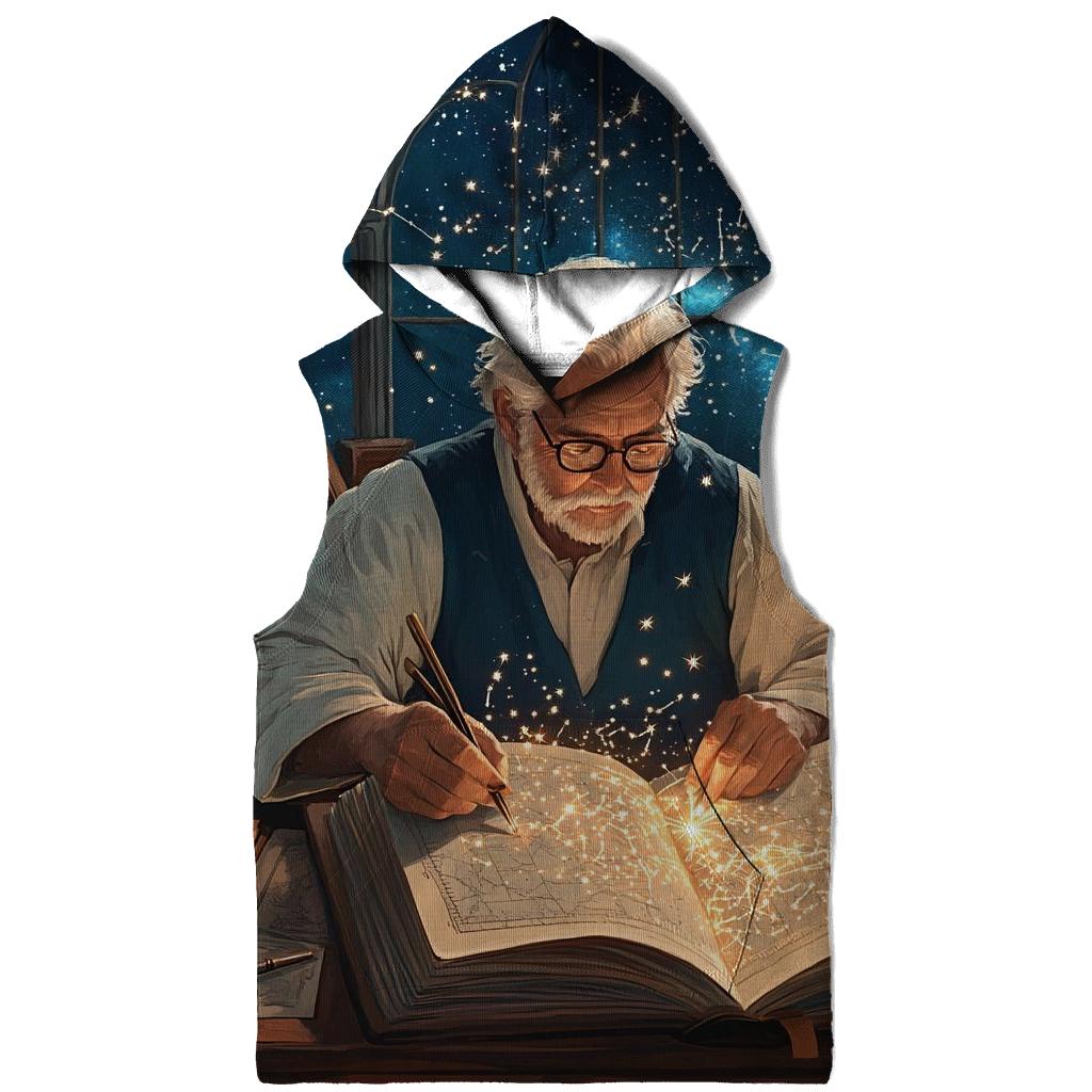 Starlit Spellbook Spooky Study custom hoodies