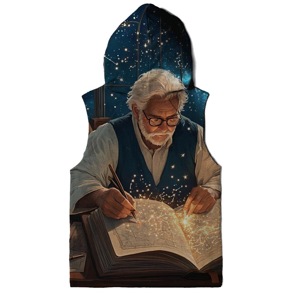 Starlit Spellbook Spooky Study custom hoodies