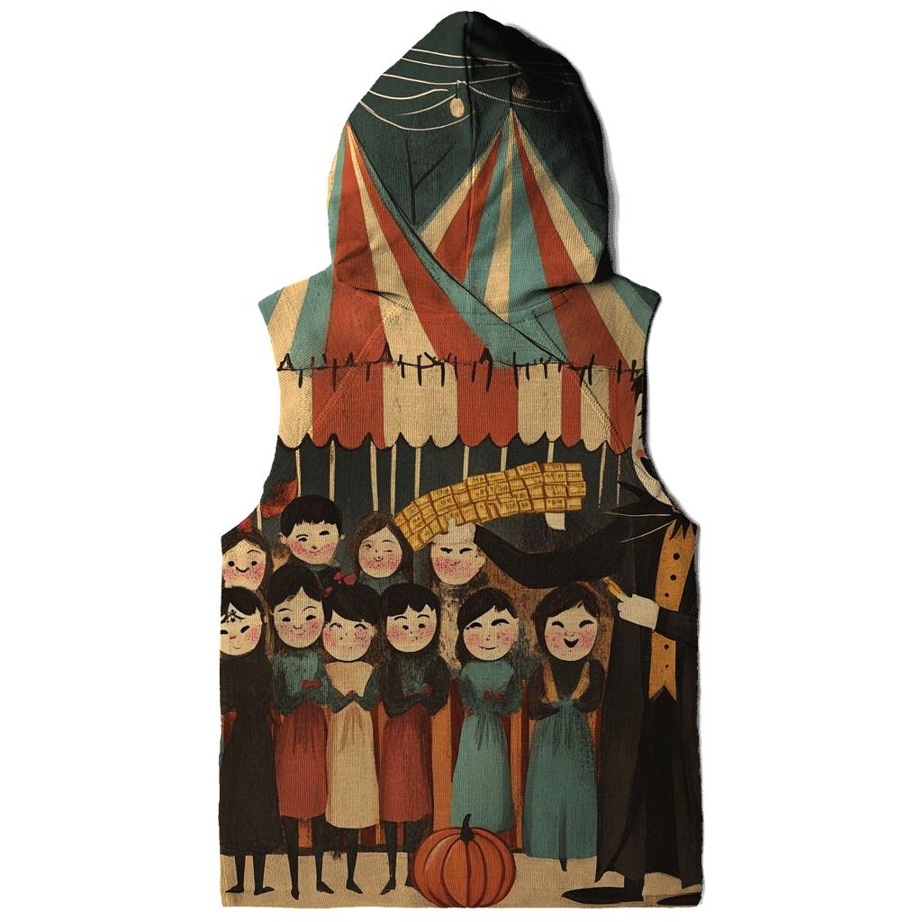 Cobweb Carnival Midway Halloween printed hoodies