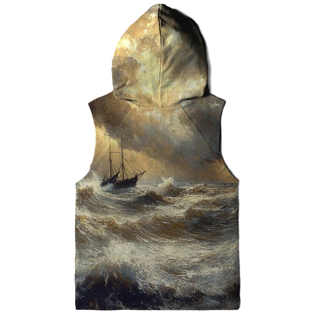 Turner Inspired Stormy Sea designer hoodies